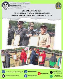UPACARA HUT BHAYANGKARA KE 79 DAN PENERIMAAN PIAGAM PENGHARGAAN